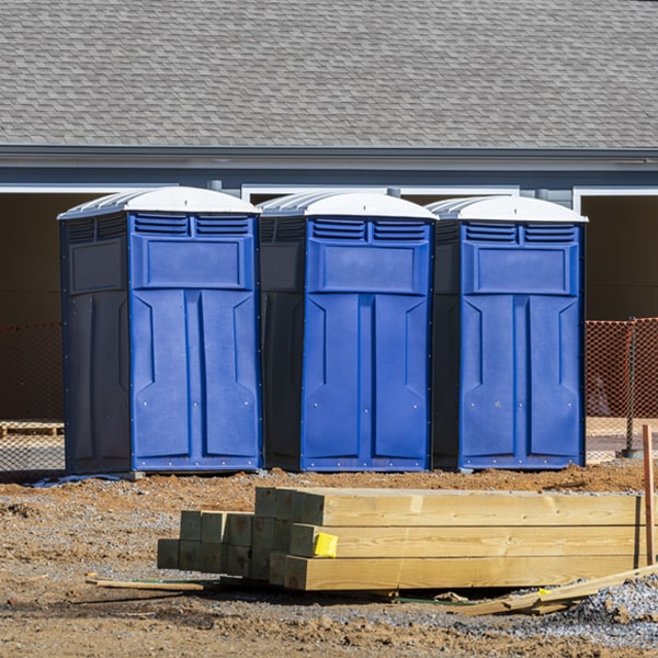 what is the cost difference between standard and deluxe portable restroom rentals in Port Kent